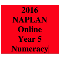 2016 Y5 Numeracy - Online